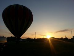 Sunrise Balloon over North Tampa