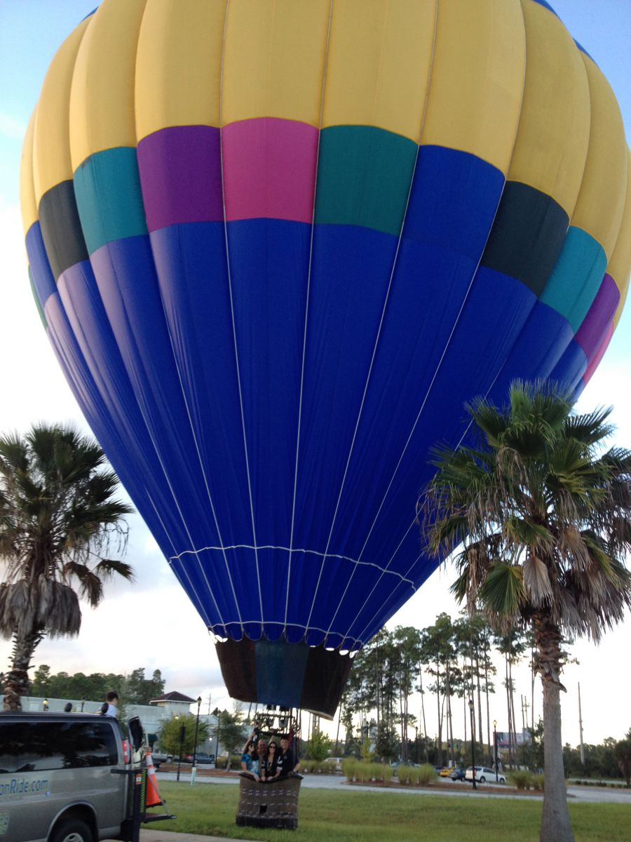 A hot air balloon ride in St Augustine, FL